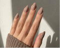 Classic Nude Almond Press-On Nails – 24PCS Premium Nail Set