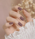 Matte Mauve Square Press-On Nails – 24PCS Premium Nail Set