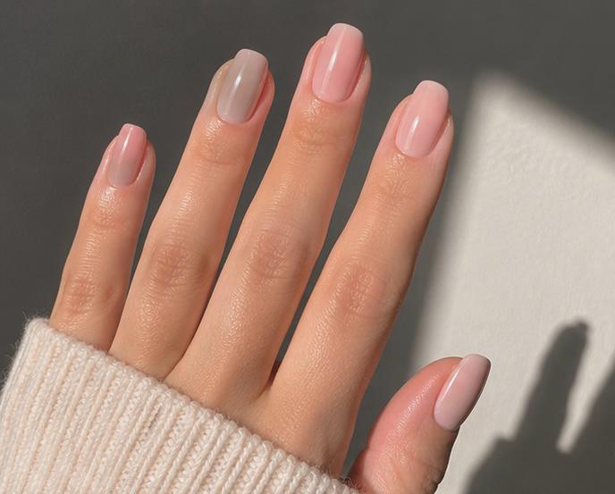 Soft Pink Square Press-On Nails – 24PCS Premium Nail Set